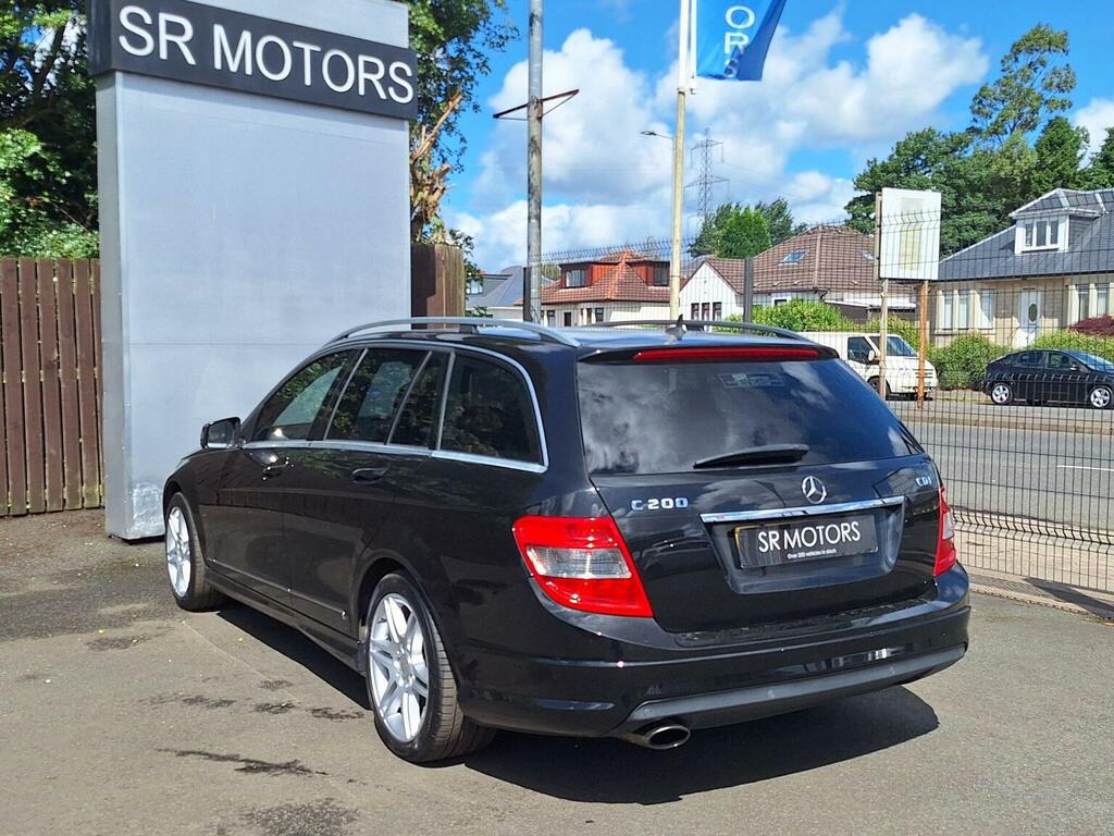 Mercedes-Benz C Class Estate 2.1 C200 Cdi Sport Euro 4 200909 JF54SCO Black #4