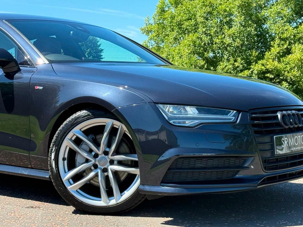 Audi A7 Hatchback 3.0 Tdi V6 Ultra S Line Sportback S Tron EA66DWO Blue #5