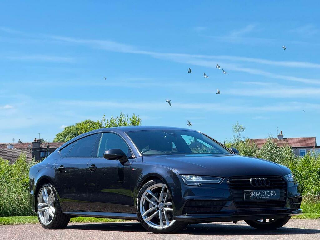 Audi A7 Hatchback 3.0 Tdi V6 Ultra S Line Sportback S Tron EA66DWO Blue #6