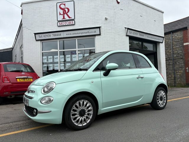 Fiat 500 Lounge Hatchback WN19VNM Green