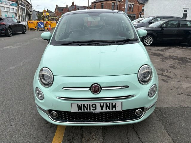 Fiat 500 Lounge Hatchback WN19VNM Green #3