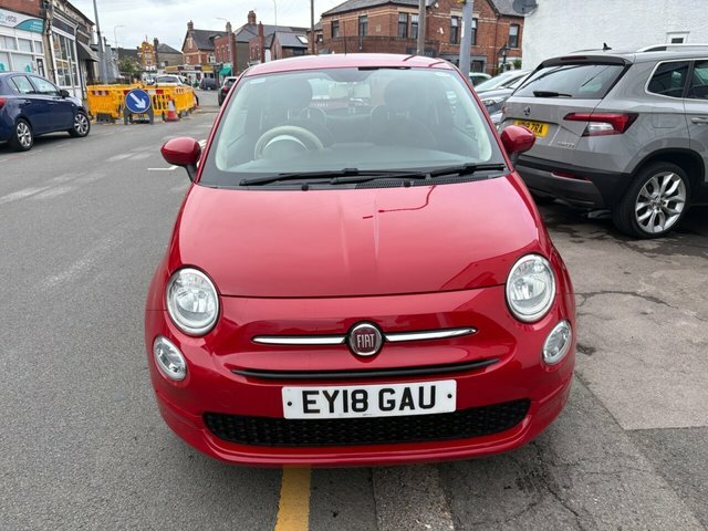 Fiat 500 Eco Pop Star Hatchback Red #3