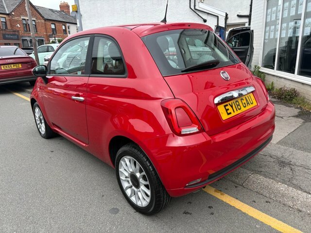 Fiat 500 Eco Pop Star Hatchback Red #6