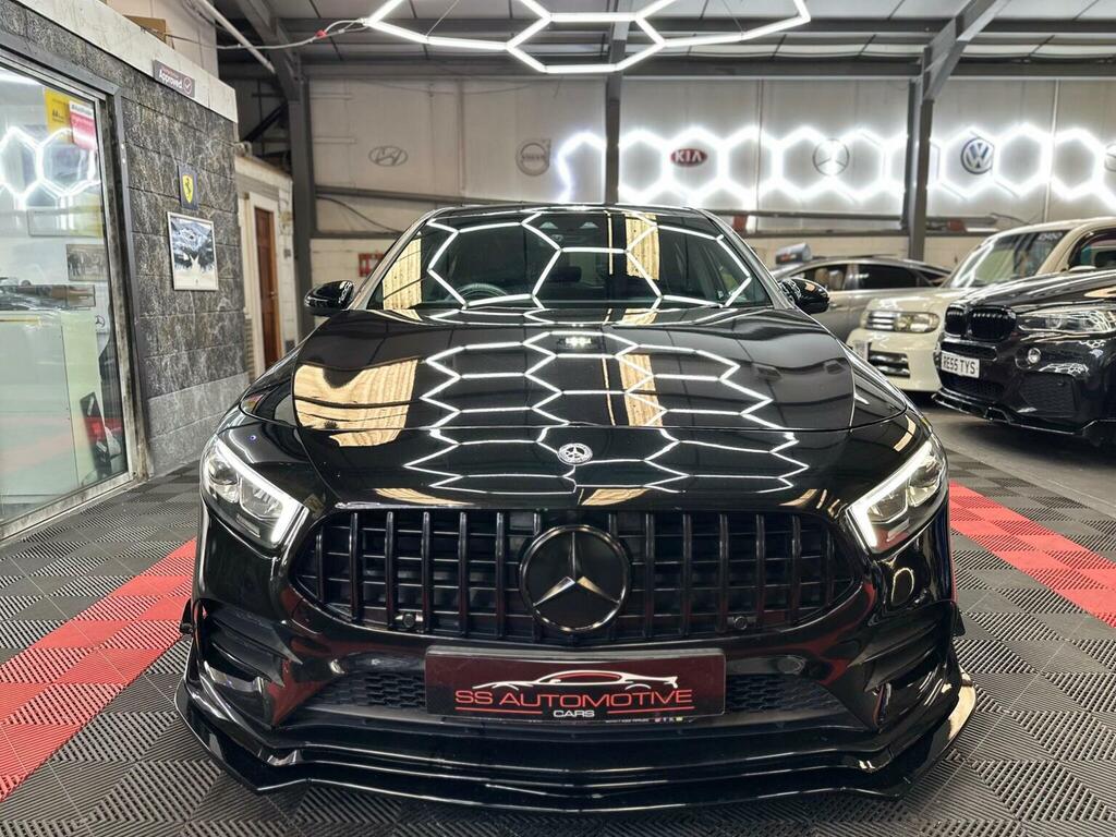 Mercedes-Benz A Class Hatchback 1.5 A180d Amg Line Premium 7G-dct Euro KV69KLF Black #4