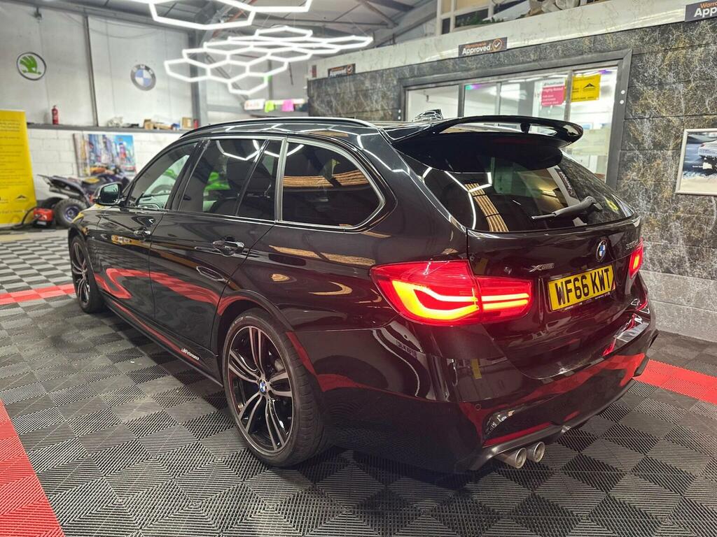 BMW 3 Series Estate 3.0 335D M Sport Touring Xdrive Euro 6 WF66KWT Black #2