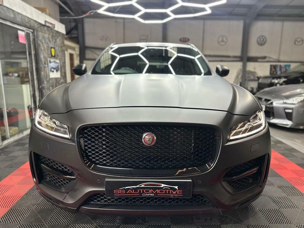 Jaguar F-Pace Suv 2.0 D180 R-sport Awd Euro 6 Ss 20 YW19OTR Black #4