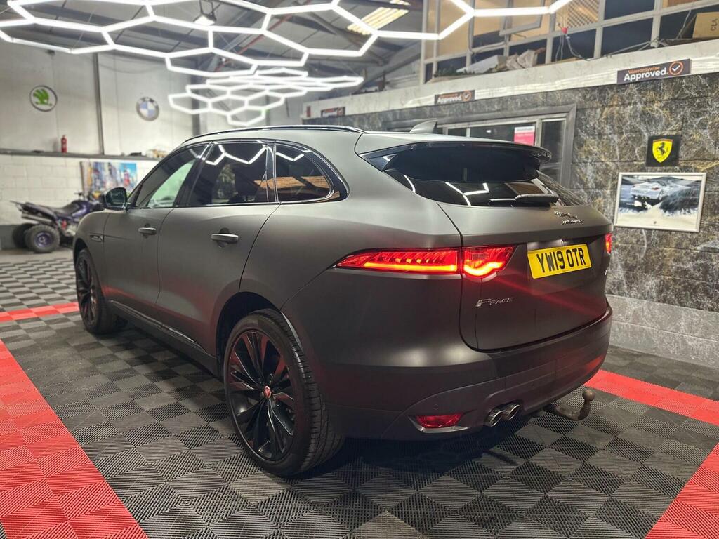 Jaguar F-Pace Suv 2.0 D180 R-sport Awd Euro 6 Ss 20 YW19OTR Black #2
