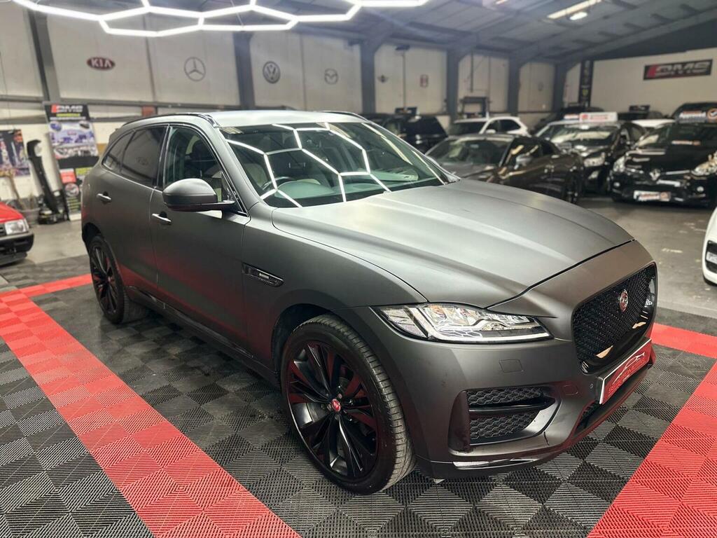 Jaguar F-Pace Suv 2.0 D180 R-sport Awd Euro 6 Ss 20 YW19OTR Black #3