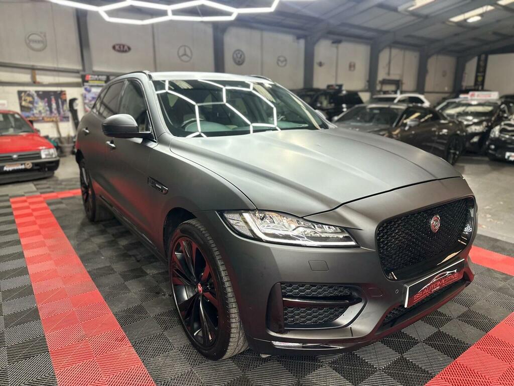 Jaguar F-Pace Suv 2.0 D180 R-sport Awd Euro 6 Ss 20 YW19OTR Black #6