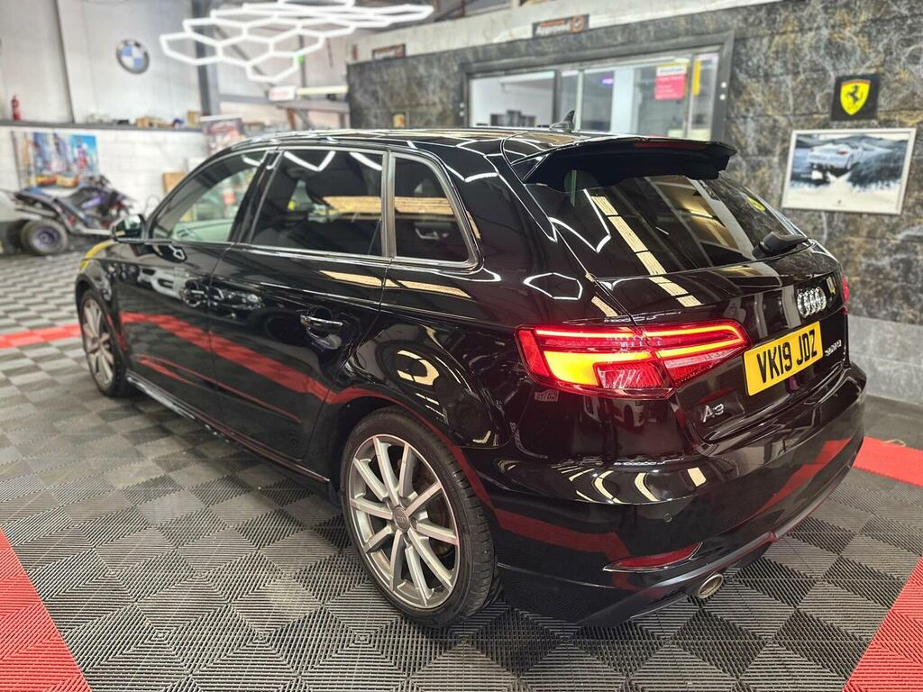 Audi A3 Hatchback 1.0 Tfsi 30 Black Edition Sportback Euro VK19JDZ Black #2