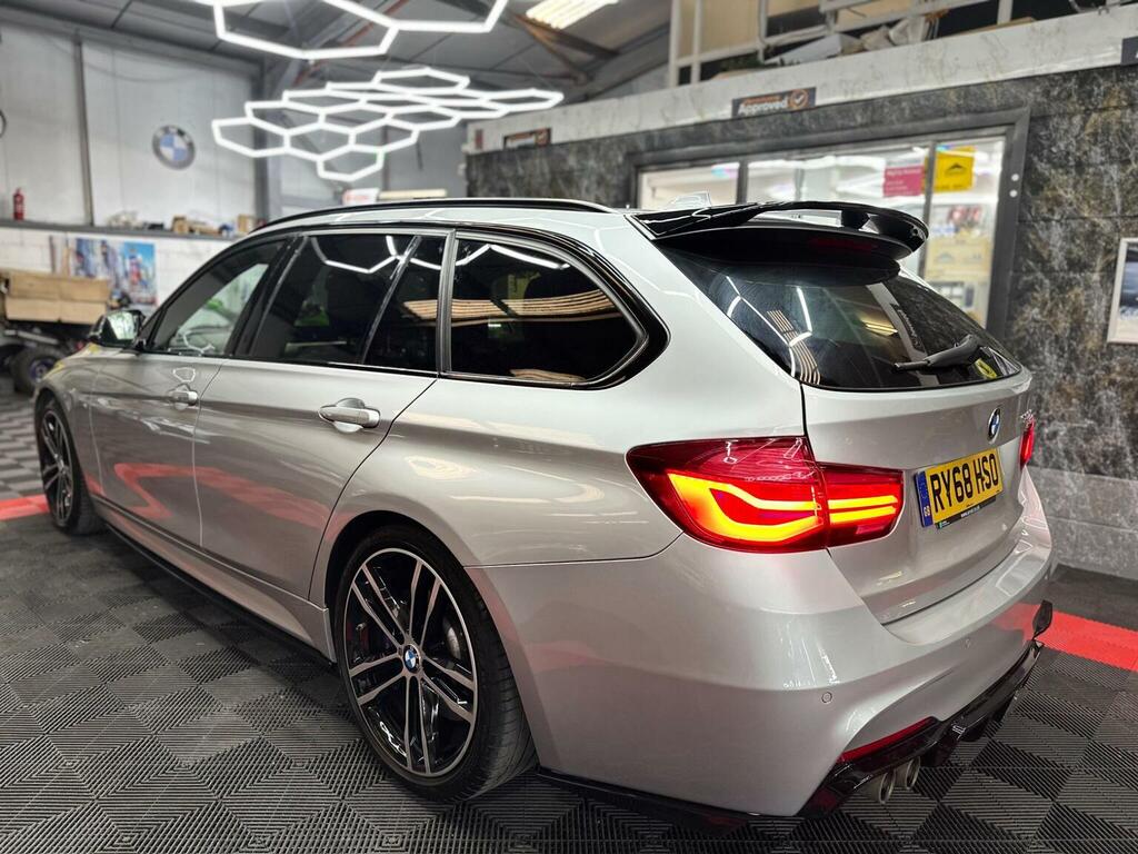 BMW 3 Series Estate 2.0 320D M Sport Shadow Edition Touring Eur RY68HSO Silver #2