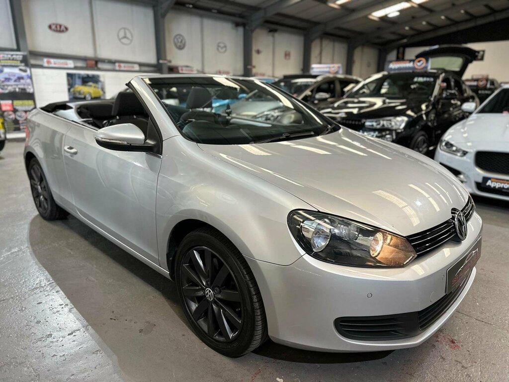 Volkswagen Golf Convertible 2.0 Tdi Bluemotion Tech Se Cabriolet E Silver