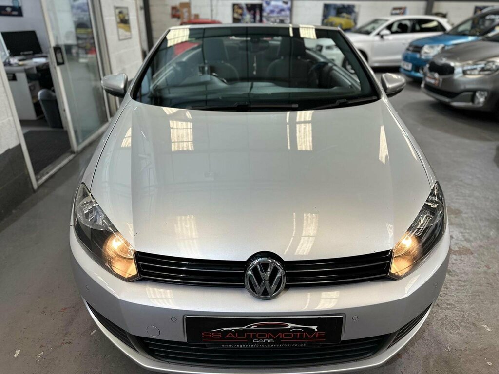 Volkswagen Golf Convertible 2.0 Tdi Bluemotion Tech Se Cabriolet E Silver #2