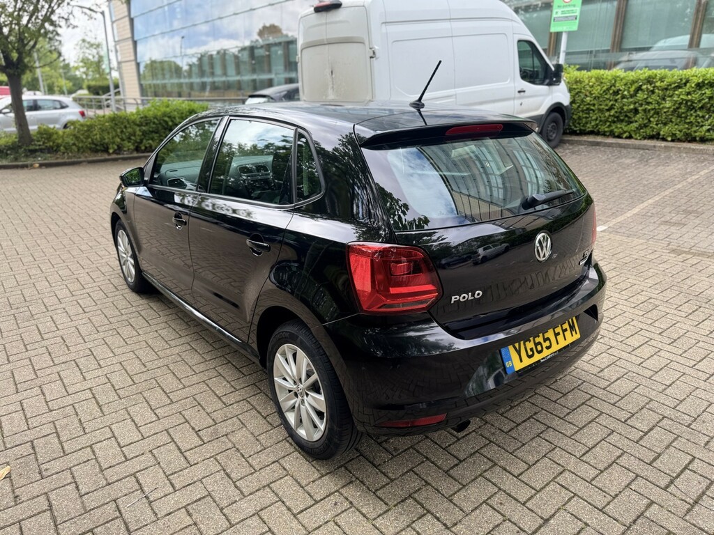 Volkswagen Polo 1.2 Tsi Bluemotion Tech Se 2015 YG65FFM Black #5