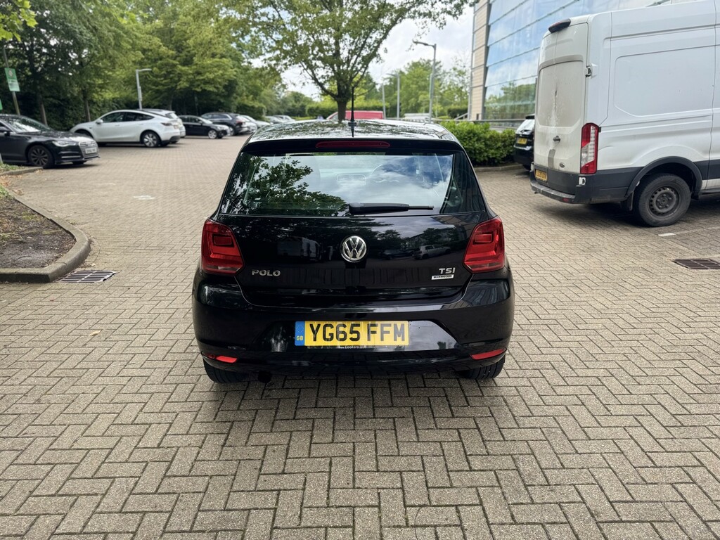 Volkswagen Polo 1.2 Tsi Bluemotion Tech Se 2015 YG65FFM Black #6