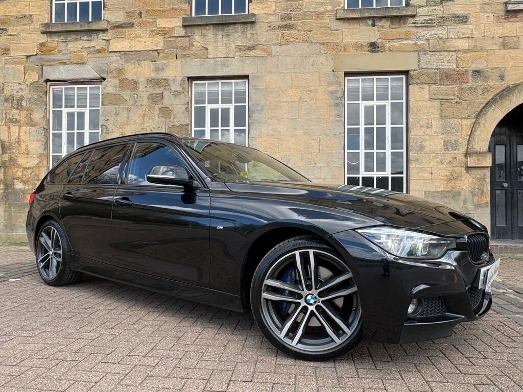 BMW 3 Series 2.0 320D M Sport Shadow Edition Touring Xdriv YD68UFZ Black #2