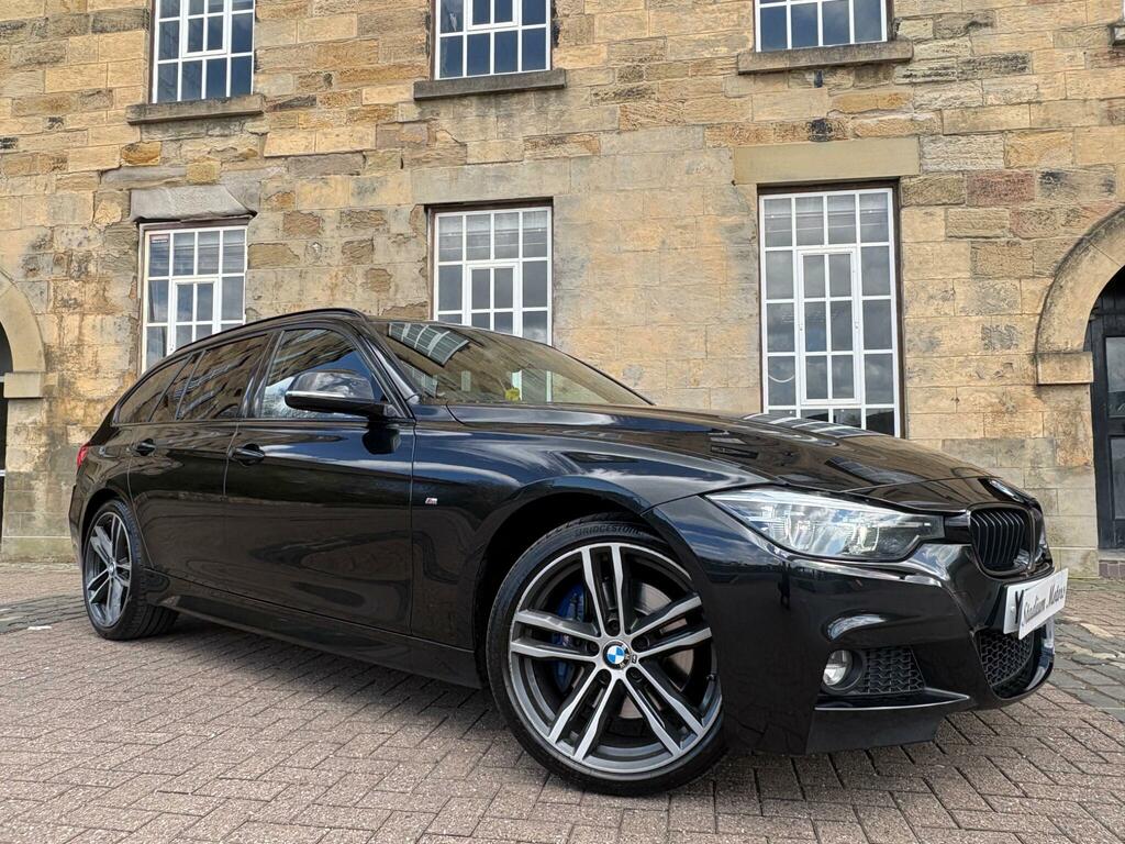 BMW 3 Series 2.0 320D M Sport Shadow Edition Touring Xdriv YD68UFZ Black #4