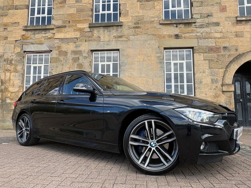 BMW 3 Series 2.0 320D M Sport Shadow Edition Touring Xdriv YD68UFZ Black #3