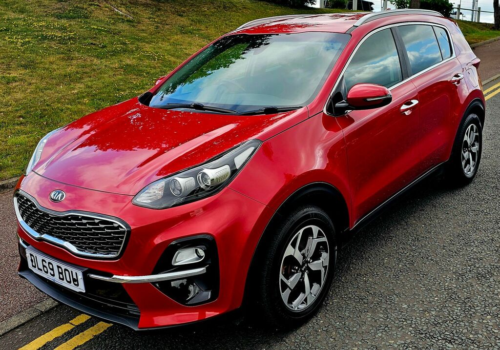 Kia Sportage 1.6 Crdi Ecodynamics 2 Suv Hybrid Manu DL69BOU Red #2