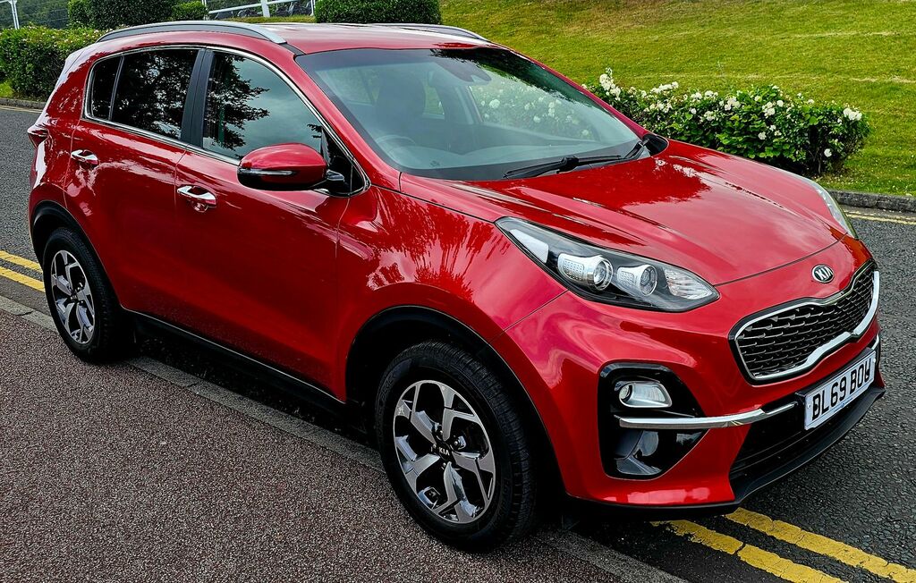 Kia Sportage 1.6 Crdi Ecodynamics 2 Suv Hybrid Manu DL69BOU Red #6