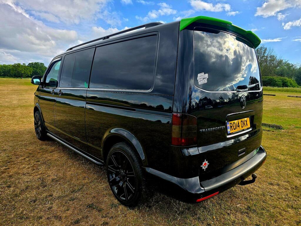 Volkswagen Transporter 2.0 Tdi T32 Highline Kombi L3 H1 RO14OKX Black #6