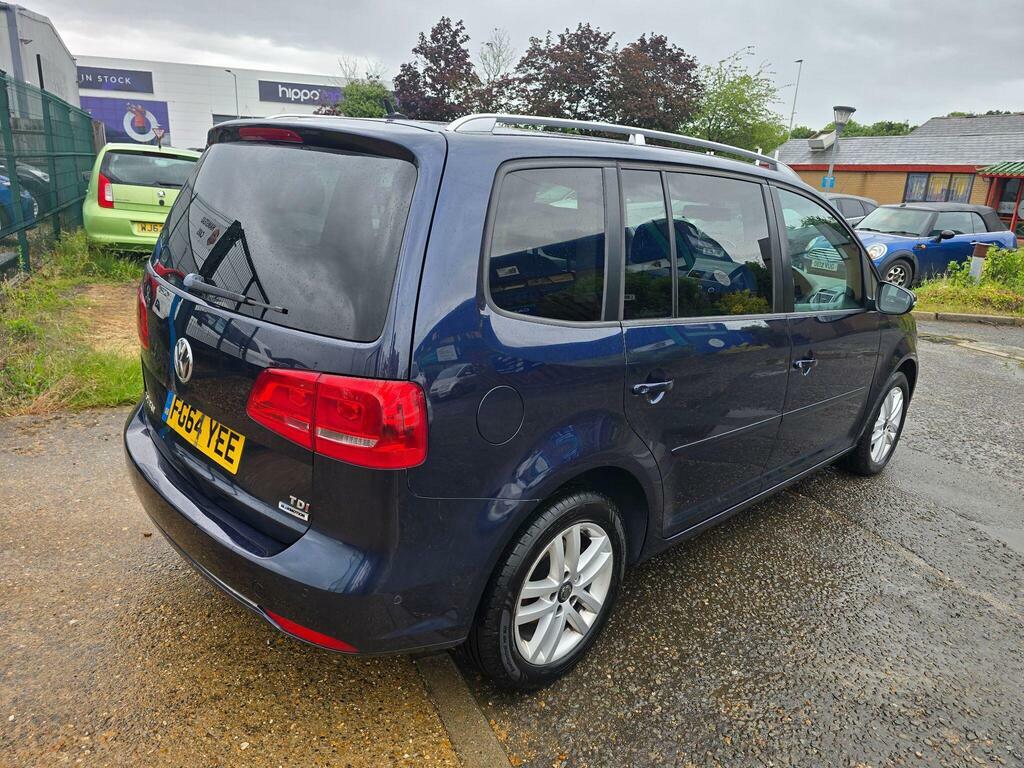 Volkswagen Touran 1.6 Tdi Se Euro 5 Blue #3