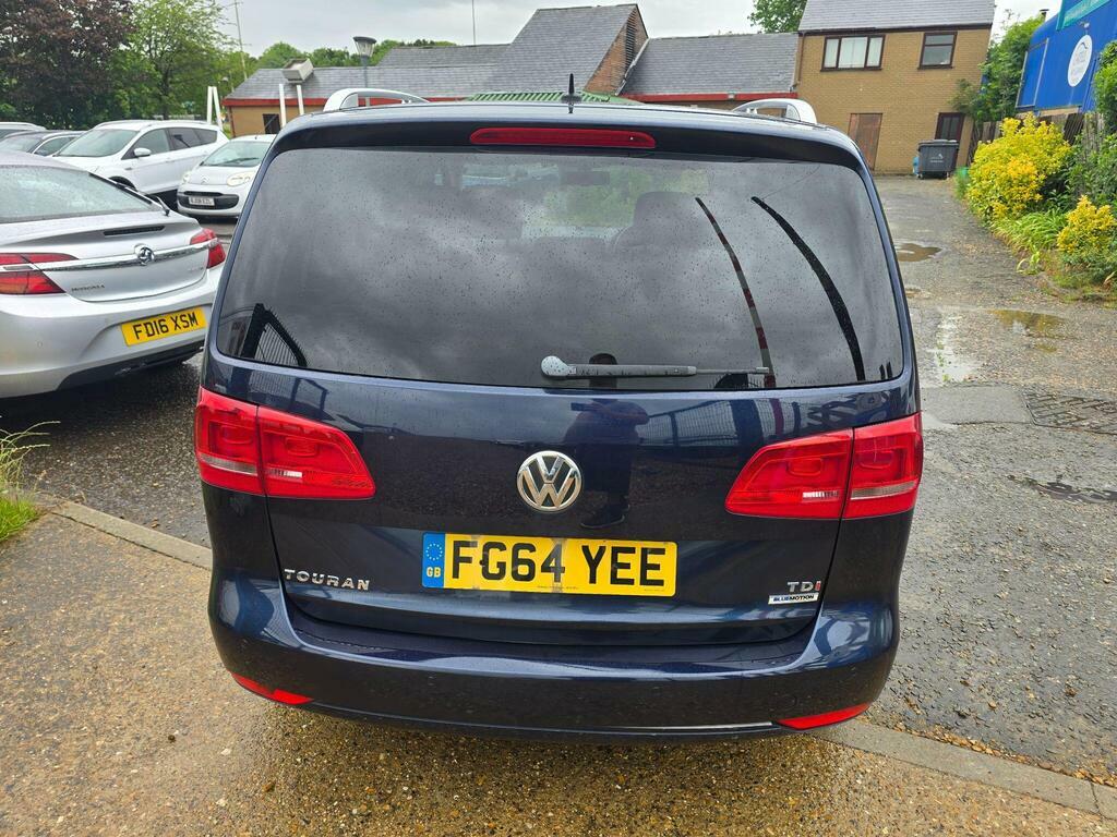 Volkswagen Touran 1.6 Tdi Se Euro 5 Blue #4