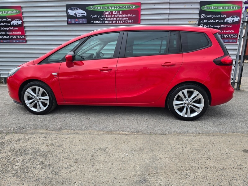 Vauxhall Zafira Sri Cdti Red #5