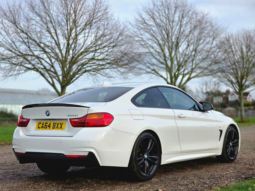 BMW 4 Series 2.0 420I M Sport Euro 6 Ss CA64BXX White #5