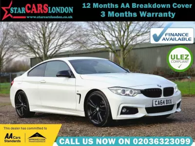 Compare BMW 4 Series 2.0 420I M Sport Euro 6 Ss CA64BXX White