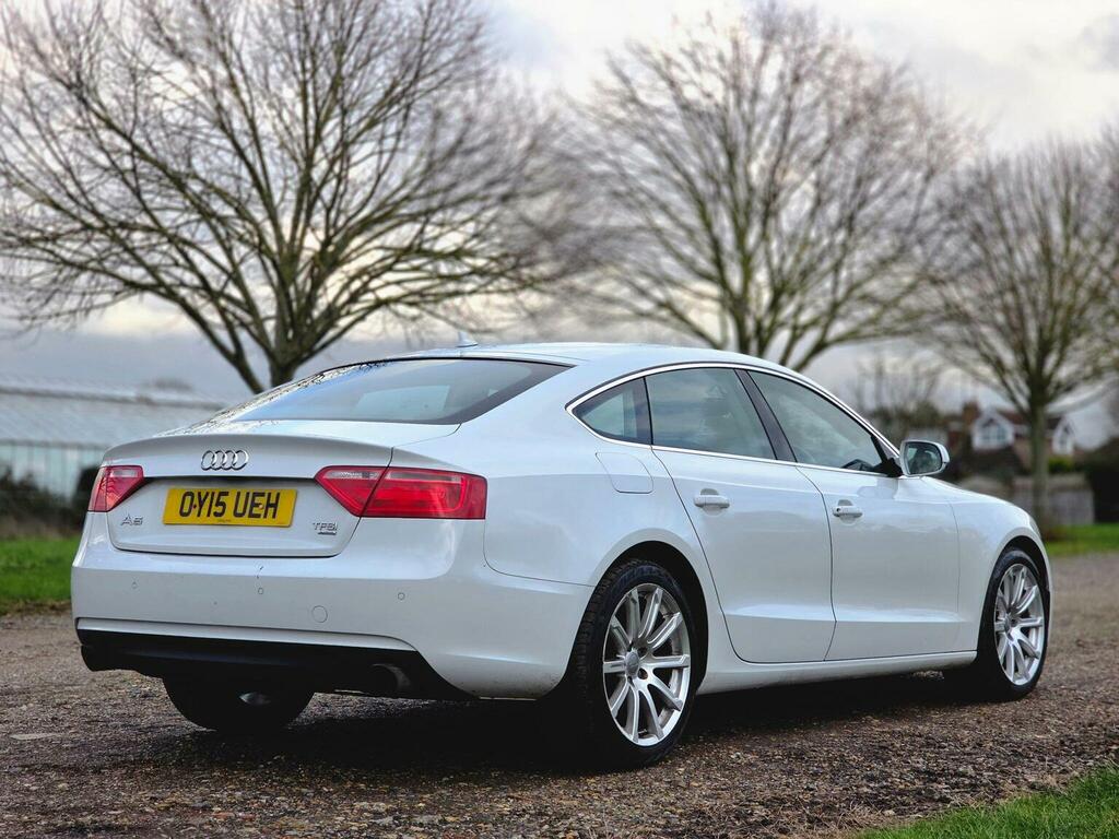 Audi A5 2.0 Tfsi Se Technik Sportback S Tronic Quattro Eur OY15UEH White #5