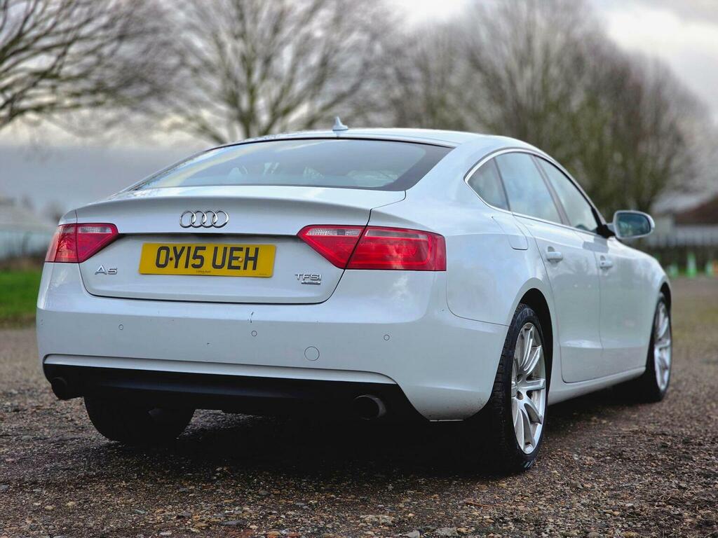 Audi A5 2.0 Tfsi Se Technik Sportback S Tronic Quattro Eur OY15UEH White #6