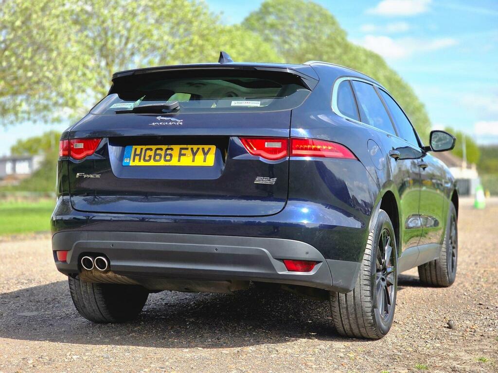 Jaguar F-Pace 2.0 D180 Portfolio Awd Euro 6 Ss 2016 HG66FYY Blue #6