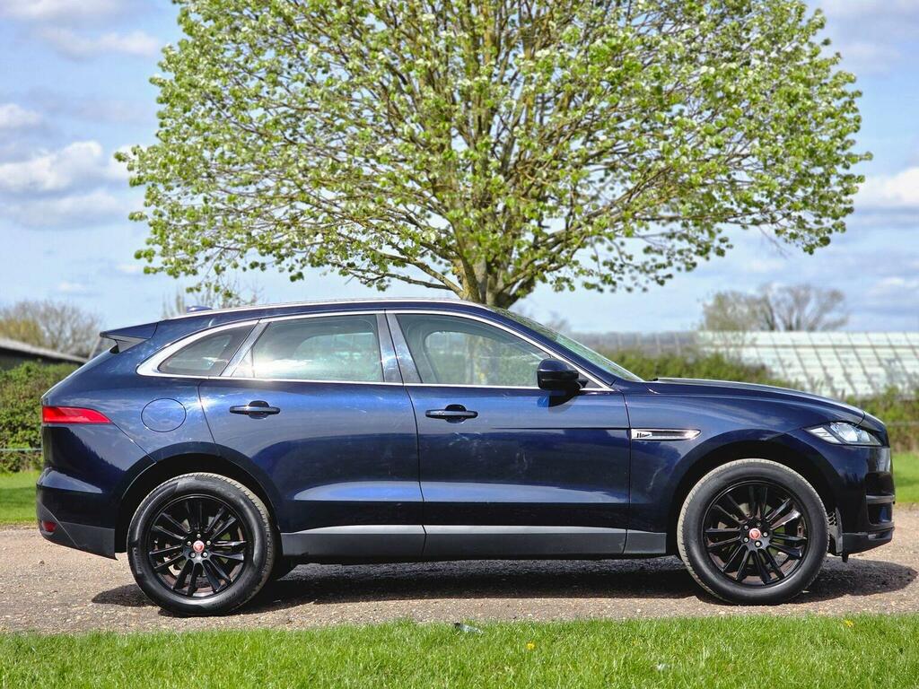 Jaguar F-Pace 2.0 D180 Portfolio Awd Euro 6 Ss 2016 HG66FYY Blue #3