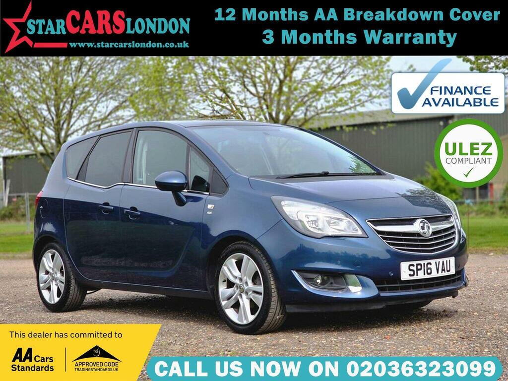 Vauxhall Meriva 1.4I Turbo Se Euro 6 Blue
