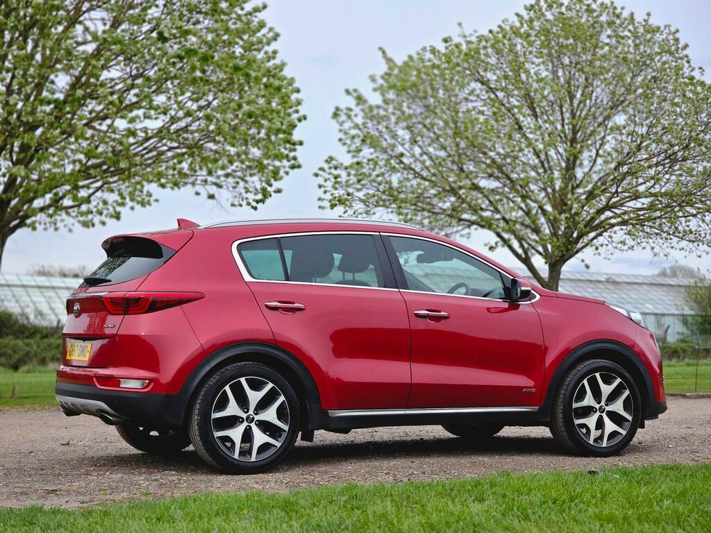 Kia Sportage 1.6 T-gdi Gt-line Dct Awd Euro 6 GH17DMO Red #4