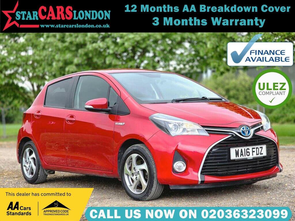 Toyota Yaris 1.5 Vvt-h Icon E-cvt Euro 6 Red