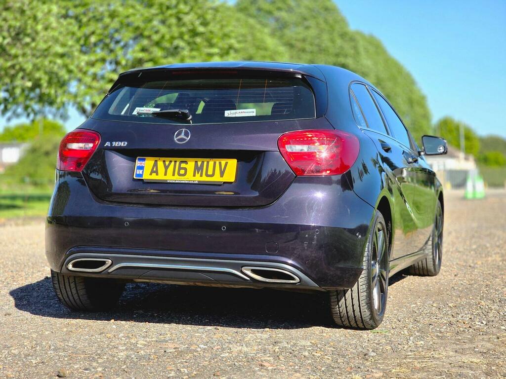 Mercedes-Benz A Class 1.6 A180 Sport Executive 7G-dct Euro 6 Ss AY16MUV Purple #6