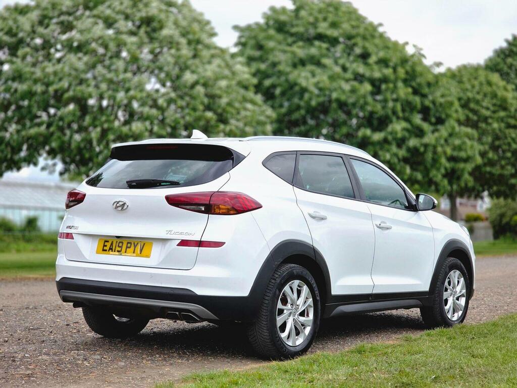 Hyundai Tucson 1.6 T-gdi Se Nav Dct Euro 6 Ss EA19PYV White #5