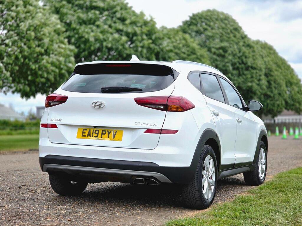 Hyundai Tucson 1.6 T-gdi Se Nav Dct Euro 6 Ss EA19PYV White #6