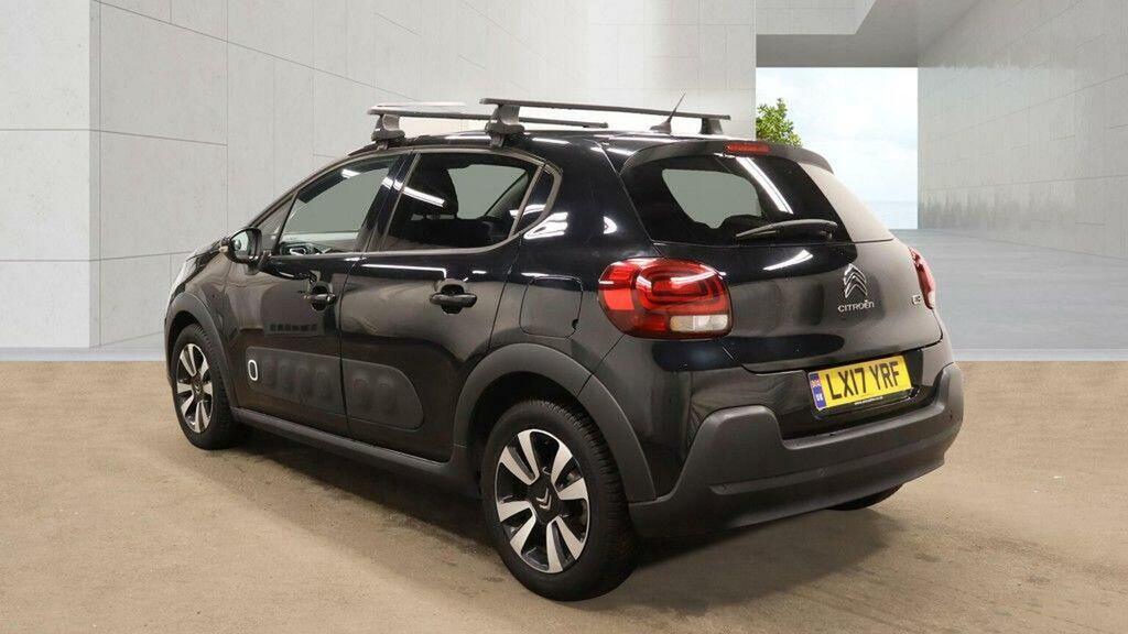 Citroen C3 1.2 Puretech Flair Eat6 Euro 6 Ss LX17YRF Black #3