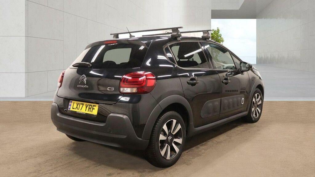 Citroen C3 1.2 Puretech Flair Eat6 Euro 6 Ss LX17YRF Black #4