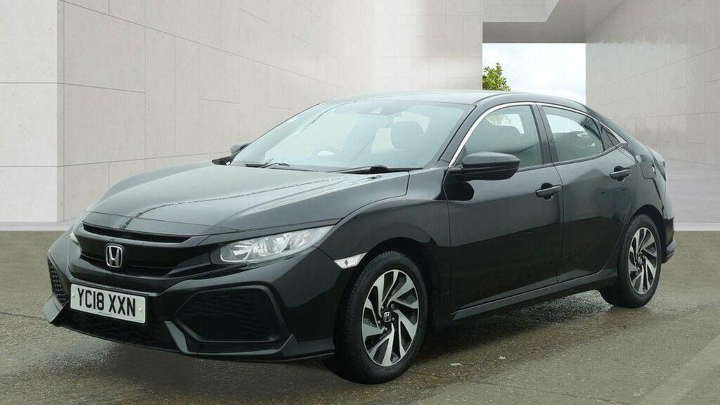Honda Civic 1.0 Vtec Turbo Se Cvt Euro 6 Ss YC18XXN Black #2