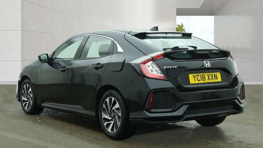 Honda Civic 1.0 Vtec Turbo Se Cvt Euro 6 Ss YC18XXN Black #3