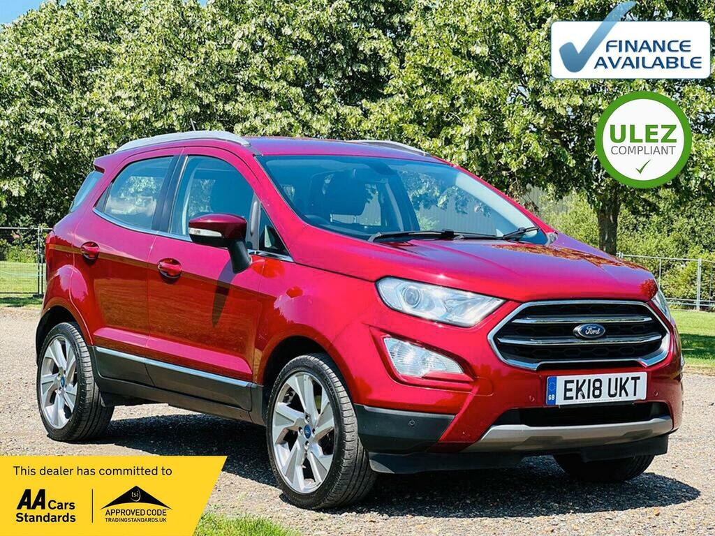 Ford Ecosport 1.0T Ecoboost Titanium Euro 6 Ss Red