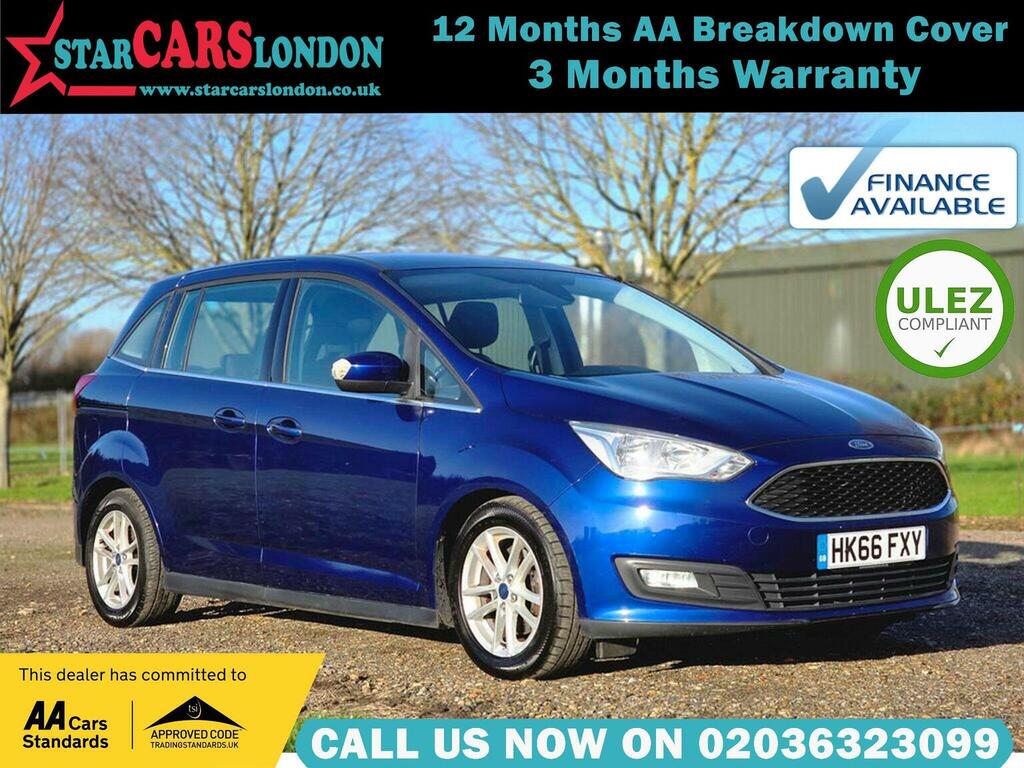 Ford Grand C-Max 1.5 Tdci Zetec Powershift Euro 6 Ss Blue