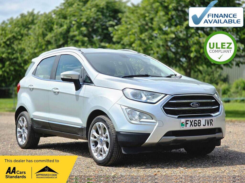 Ford Ecosport 1.0T Ecoboost Titanium Euro 6 Ss Silver