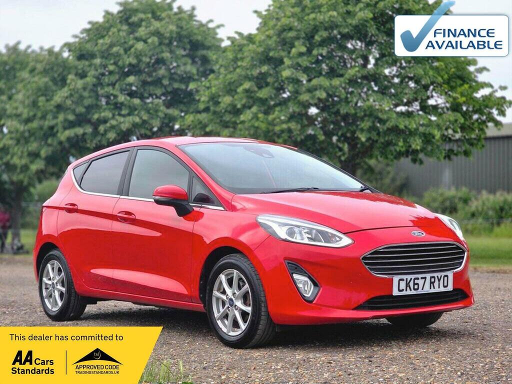 Ford Fiesta 1.0T Ecoboost Zetec Euro 6 Ss Red