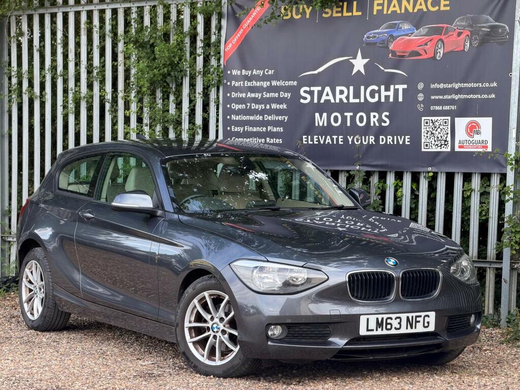 BMW 1 Series 120D Sport Hatchback Black #1
