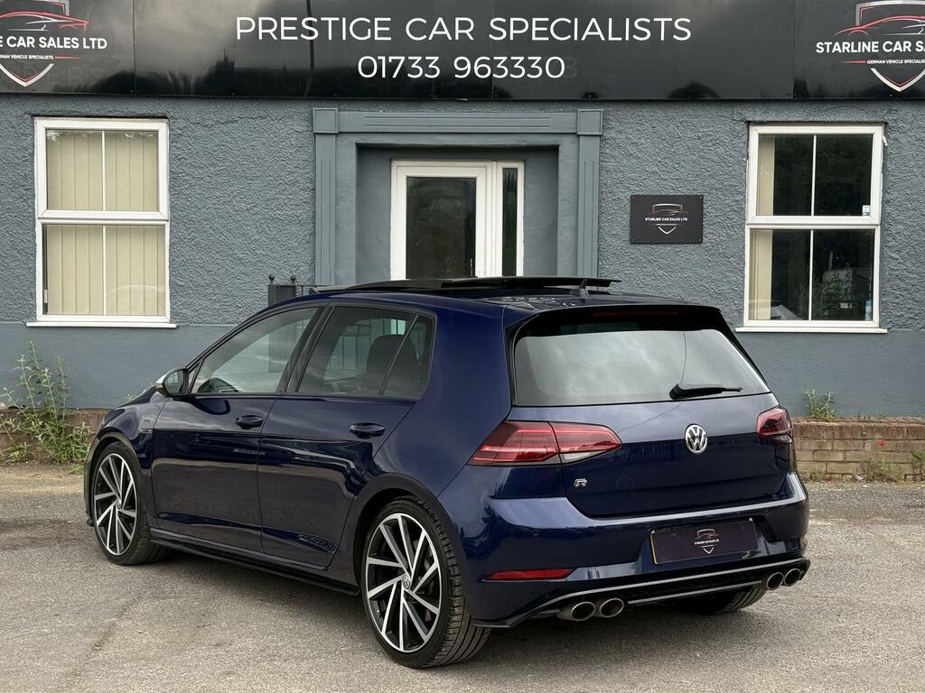 Volkswagen Golf R Blue #4